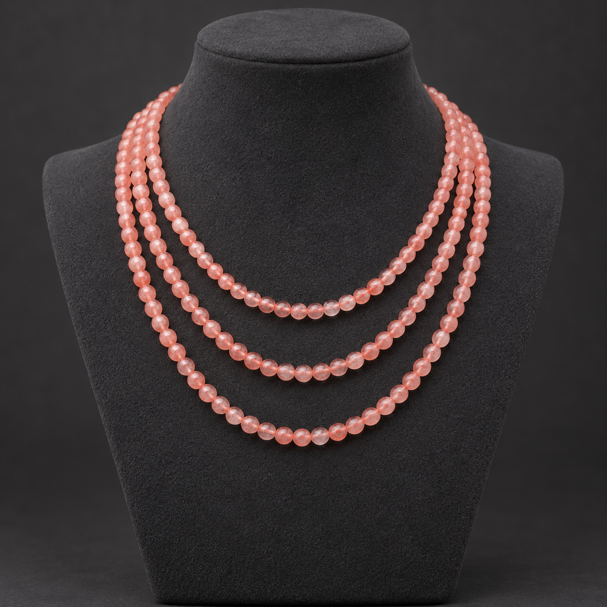 Peach Quartz - neck display