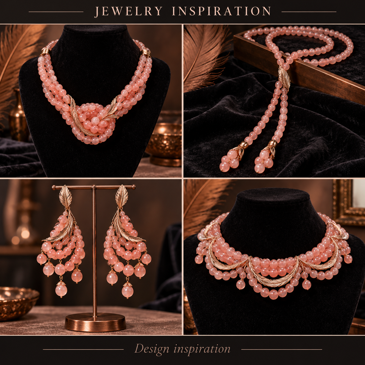 Peach Quartz - jewelry inspiration
