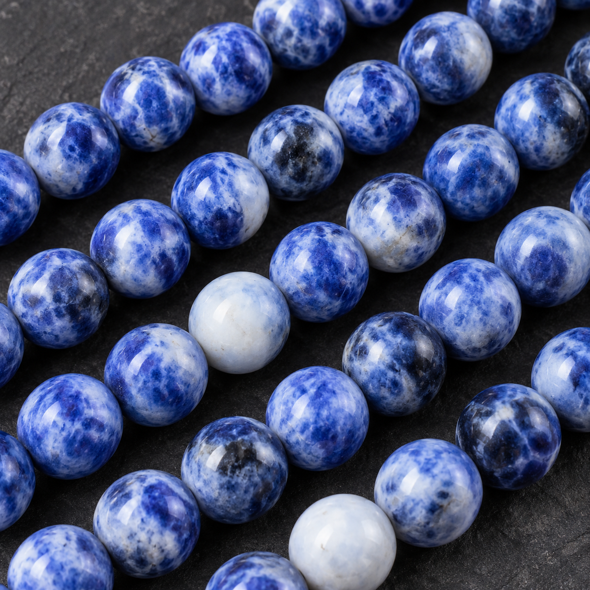 Sodalite - dark close-up