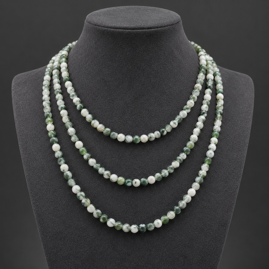 Moss Agate - neck display