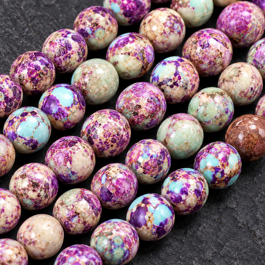 Purple Jasper - dark close-up