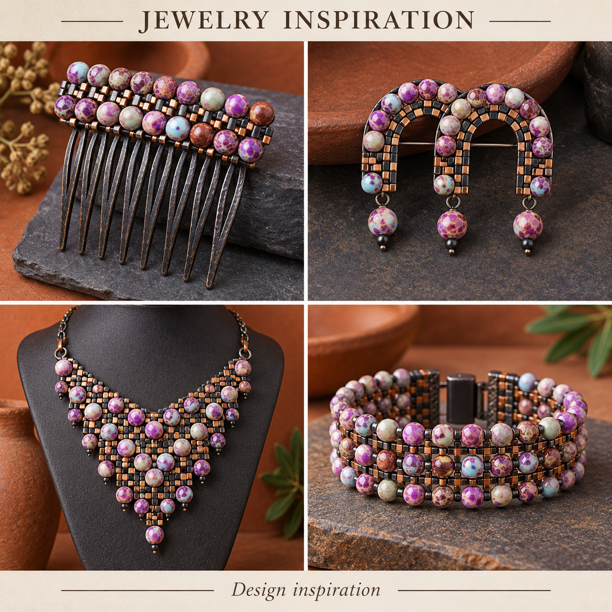 Purple Jasper - jewelry inspiration