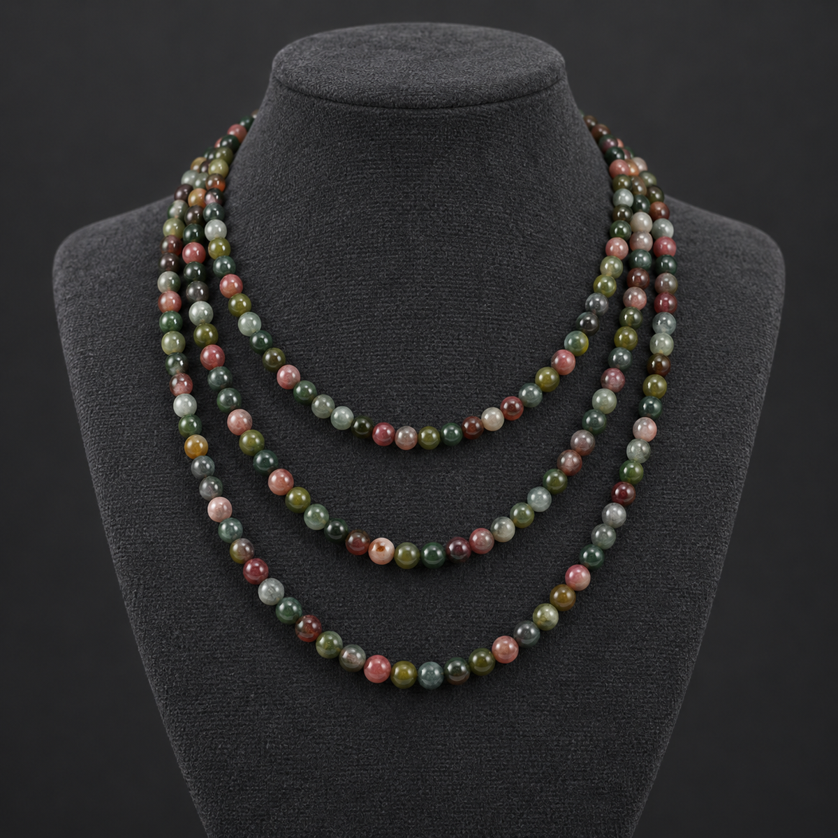 Indian Agate - neck display