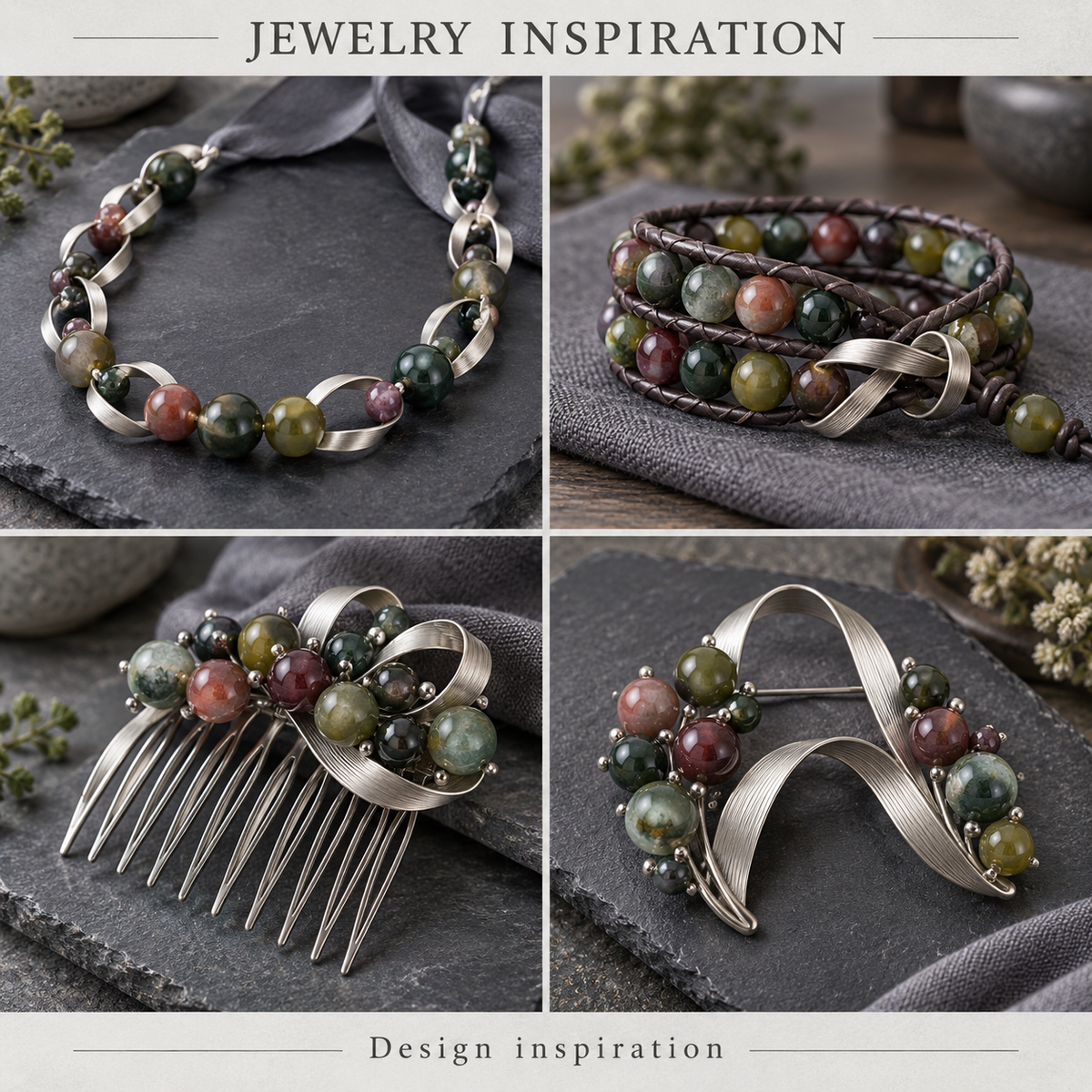 Indian Agate - jewelry inspiration