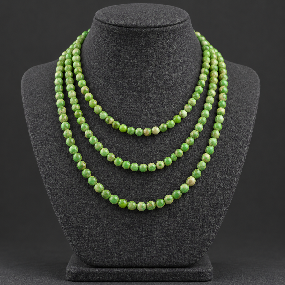 Green Impression Jasper Natural - neck display