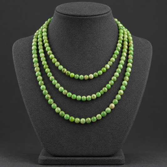 Green Impression Jasper Natural - neck display