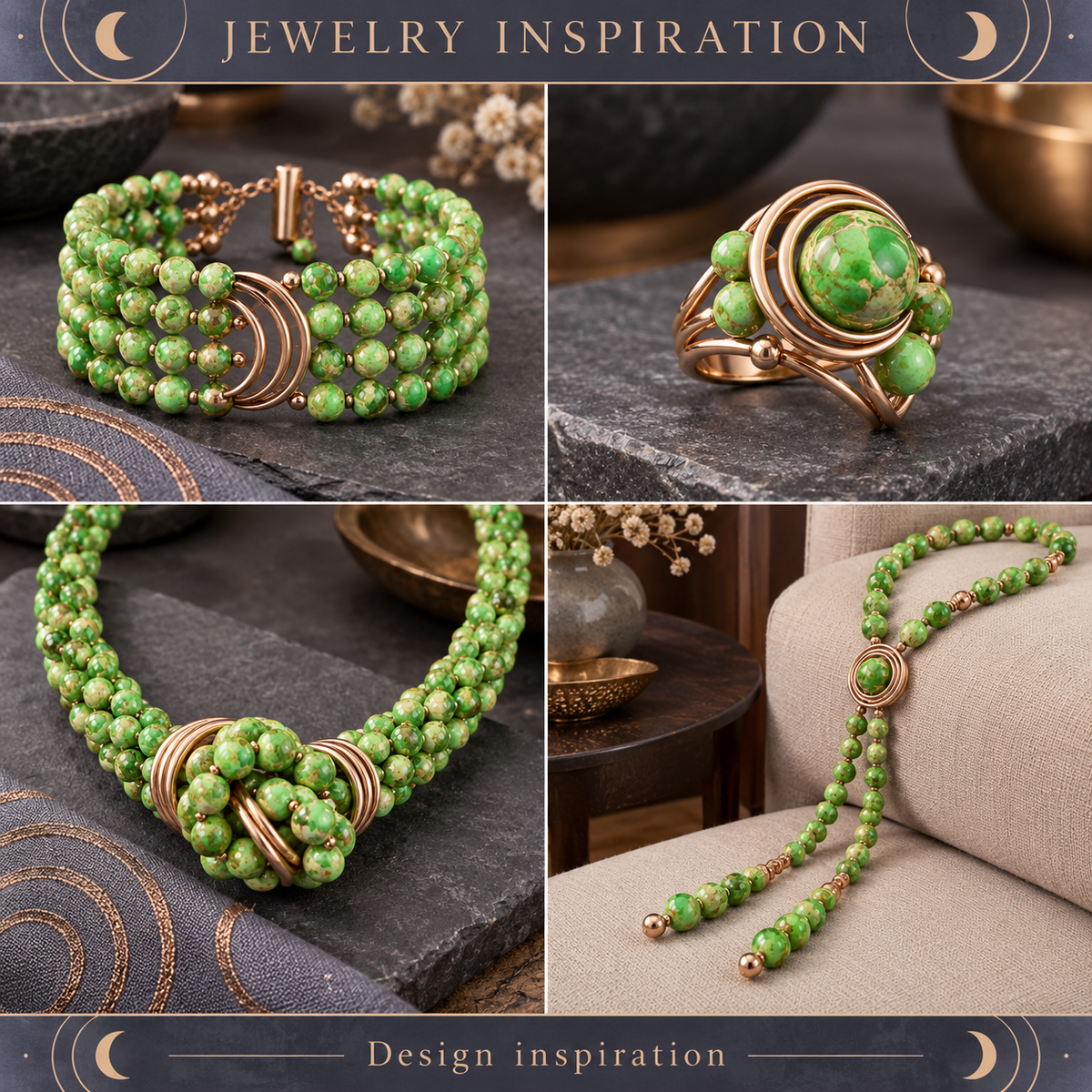 Green Impression Jasper Natural - jewelry inspiration