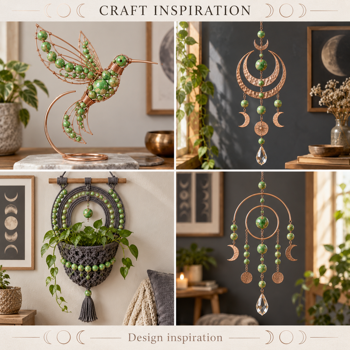 Green Impression Jasper Natural - craft inspiration