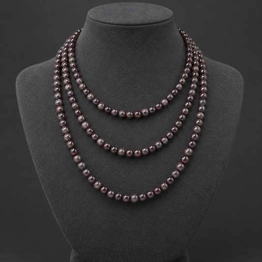 Dark Garnet - neck display