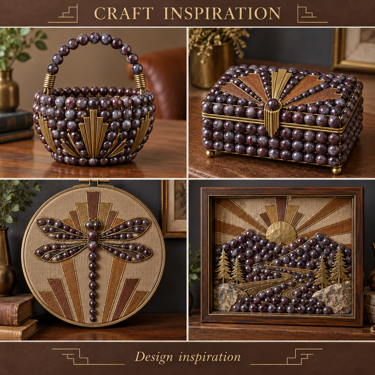 Dark Garnet - craft inspiration