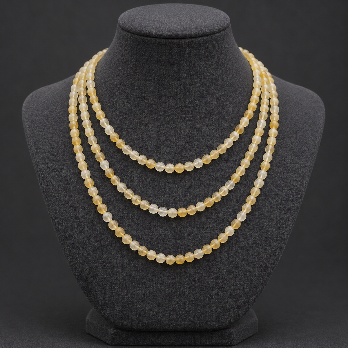 Citrine Quartz - neck display