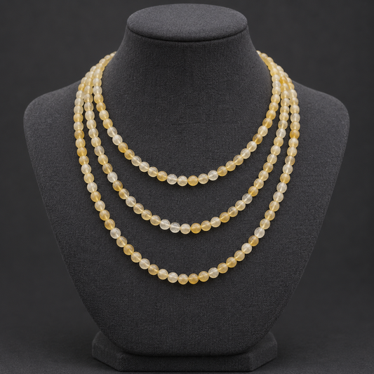 Citrine Quartz - neck display