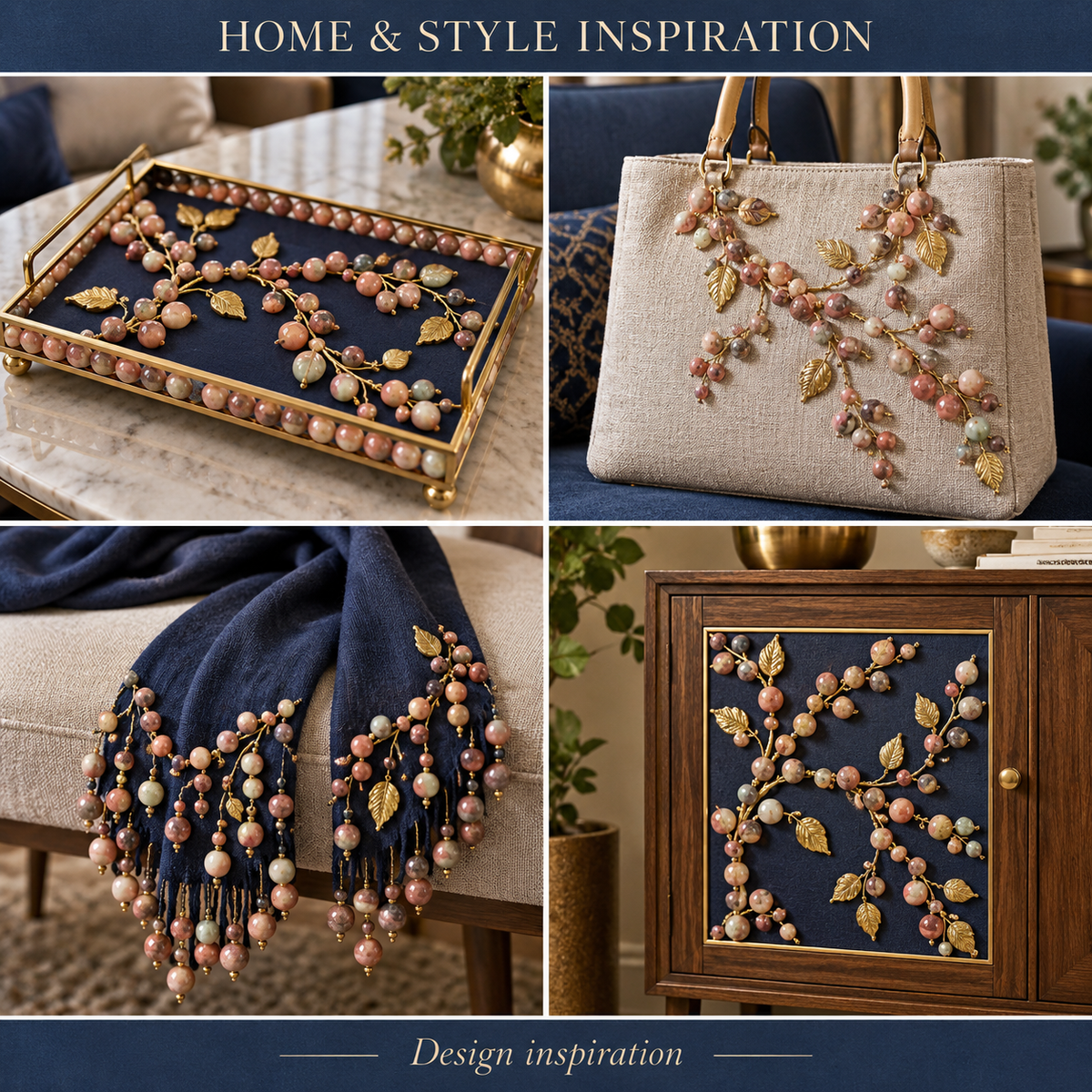 Rhodonite - home and accessory inspiration