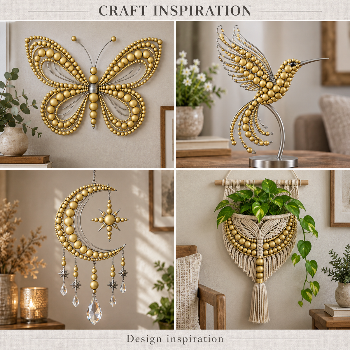 Hematite Matte Gold - craft inspiration