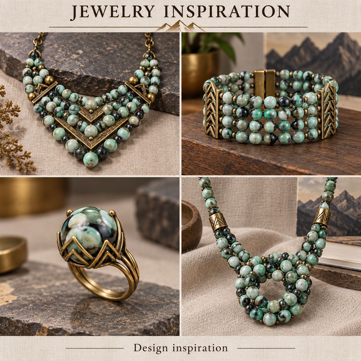 Green Crazy Agate - jewelry inspiration