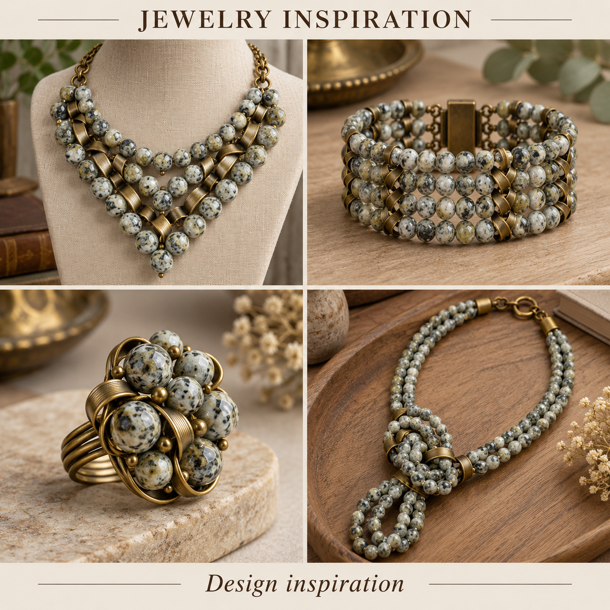 Dalmatian Jasper - jewelry inspiration