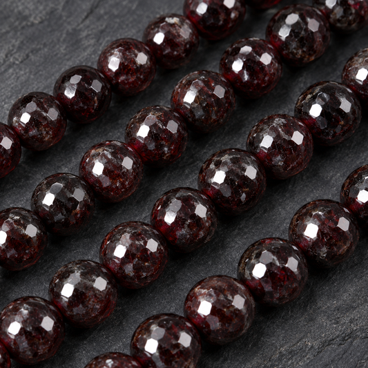 Garnet - dark close-up