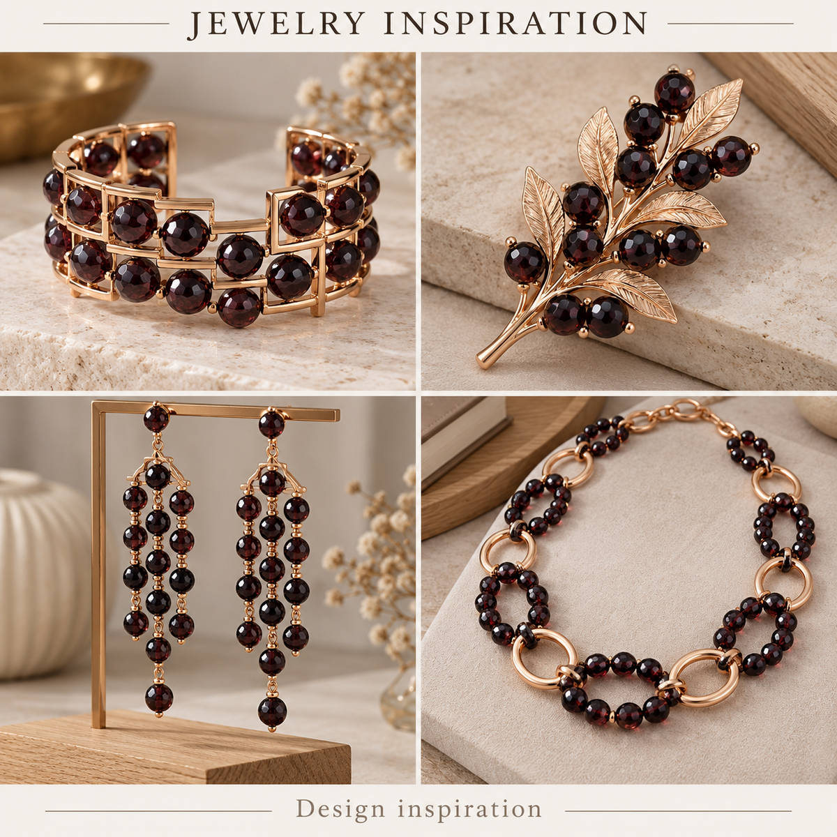 Garnet - jewelry inspiration