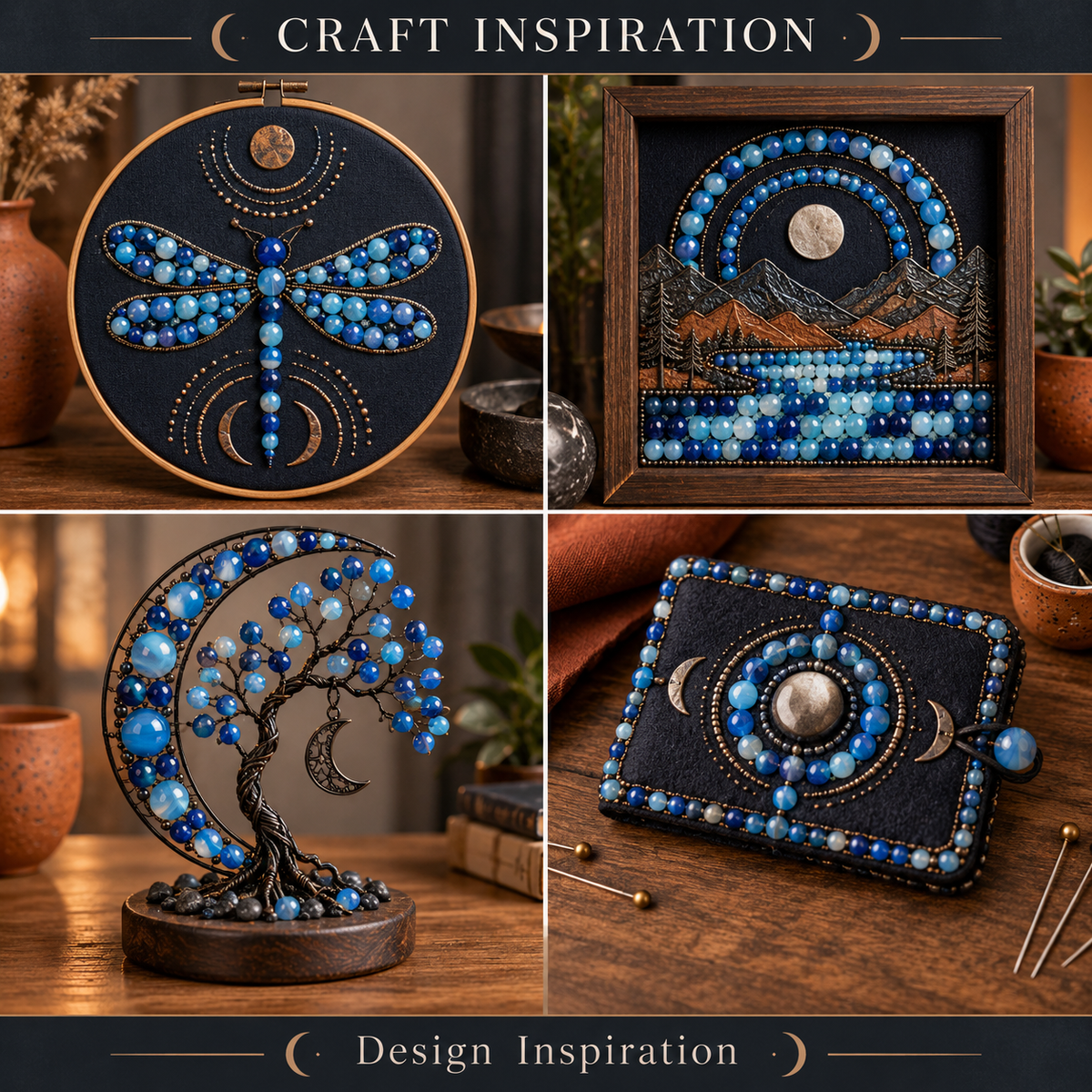 Blue Madagascar Agate - craft inspiration