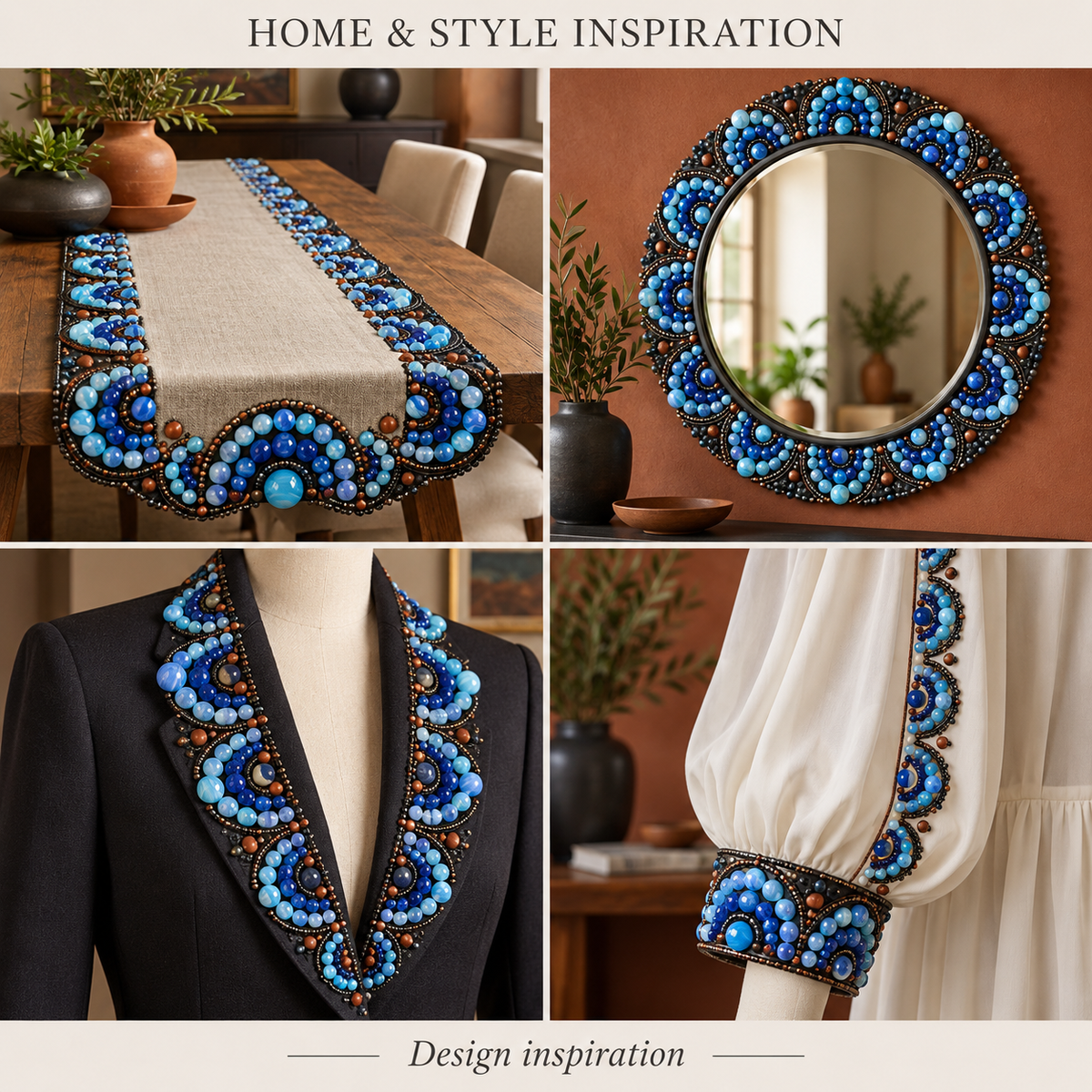 Blue Madagascar Agate - home and accessory inspiration