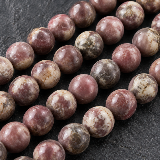 Brown Jasper - dark close-up