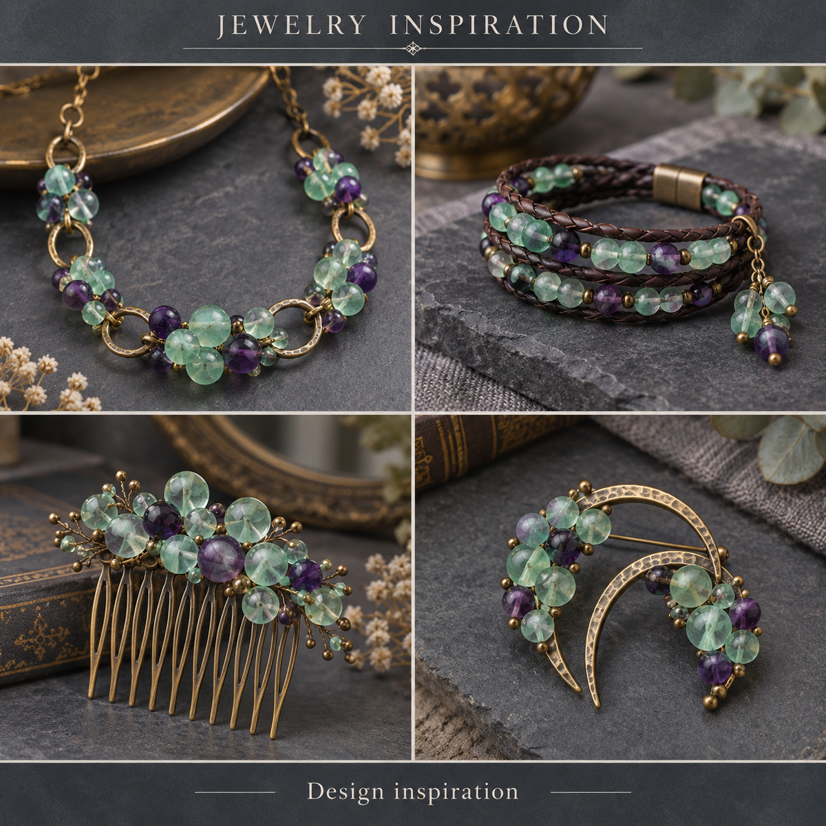 Rainbow Fluorite - jewelry inspiration