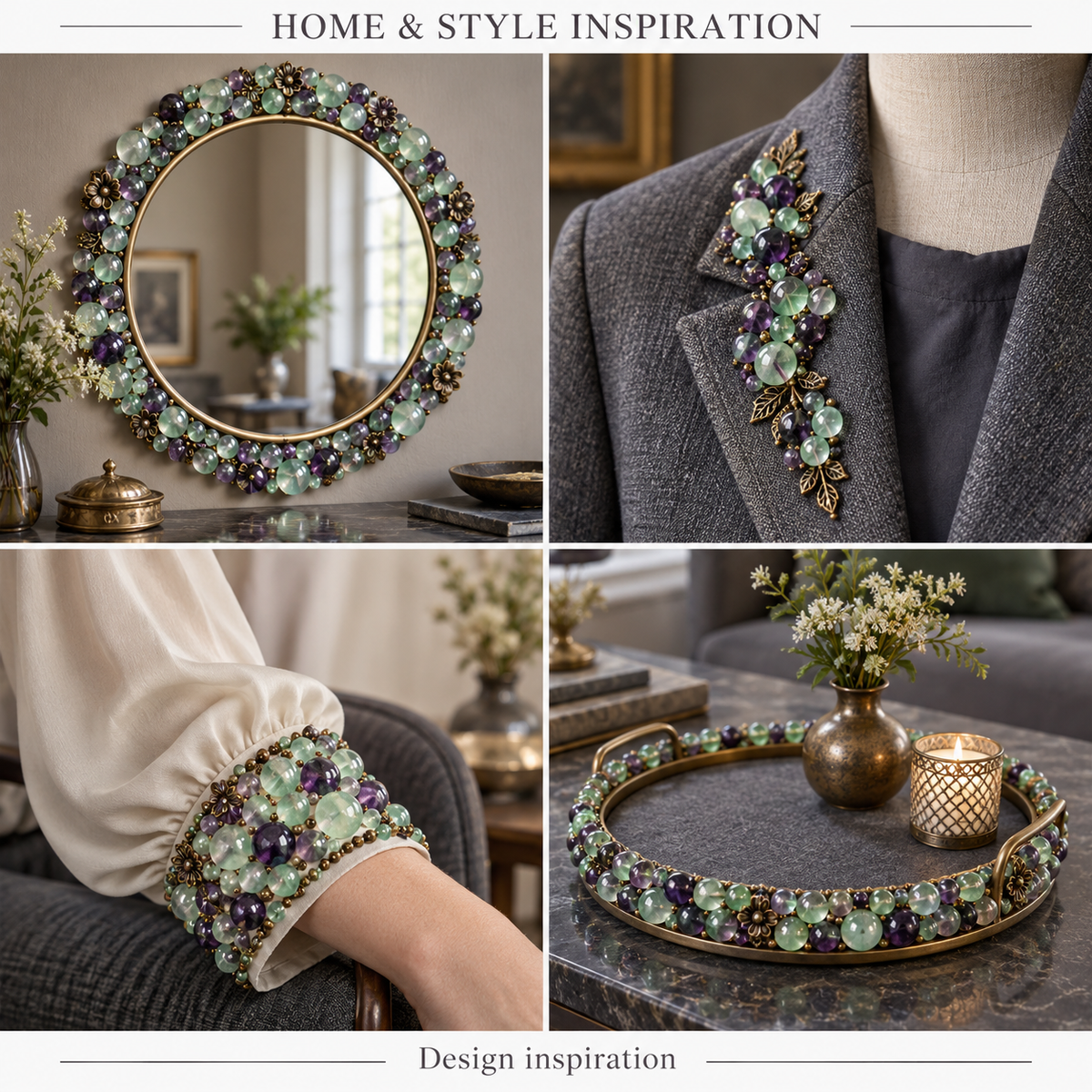 Rainbow Fluorite - home and accessory inspiration