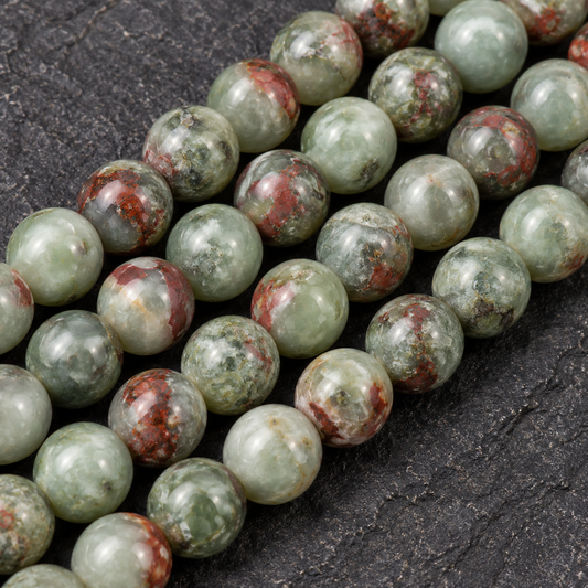 African Bloodstone - dark close-up