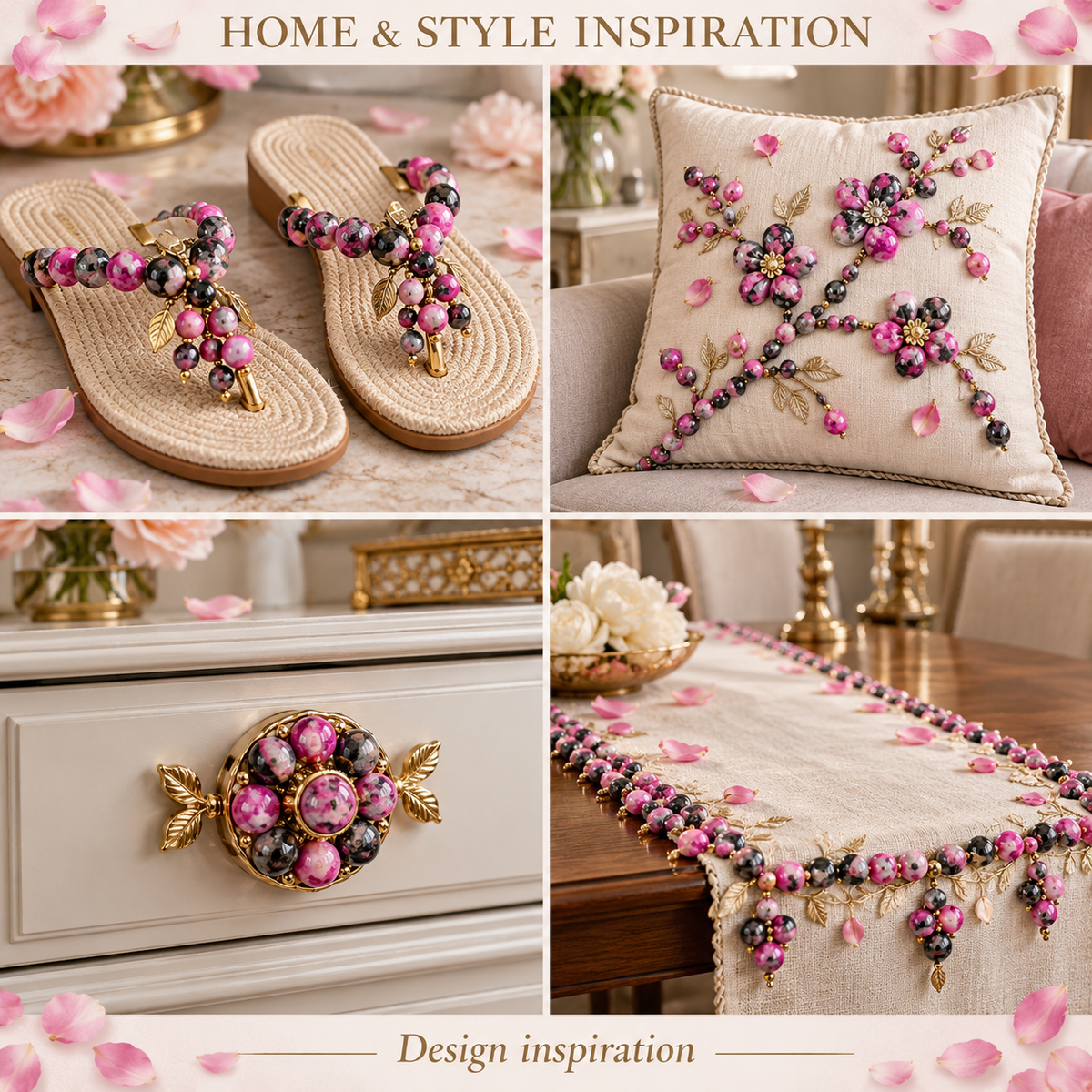 Fuchsia Crazy Agate - home and accessory inspiration