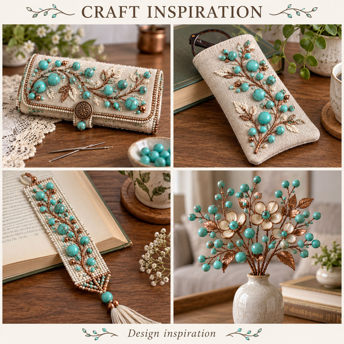 Synthetic Green Turquoise - craft inspiration