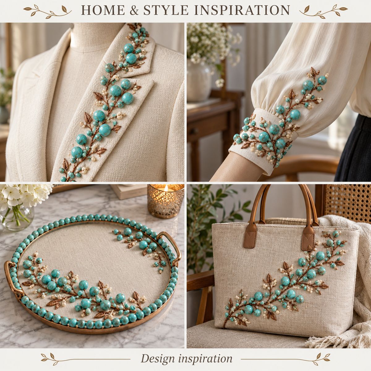 Synthetic Green Turquoise - home and accessory inspiration