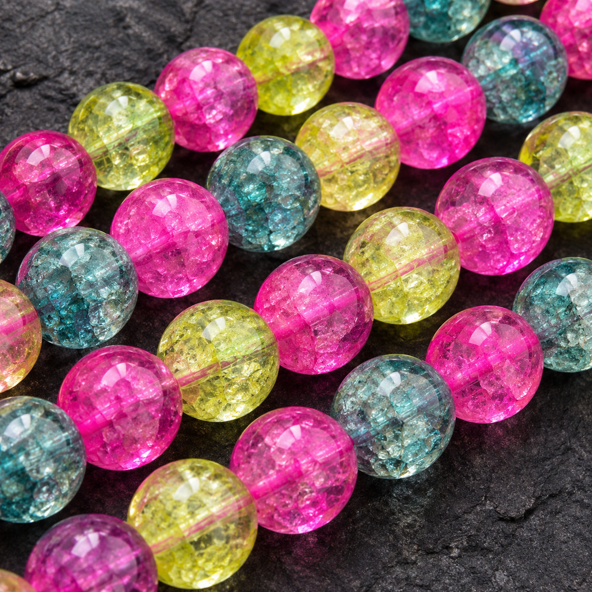 Dyed Quartz - dark close-up