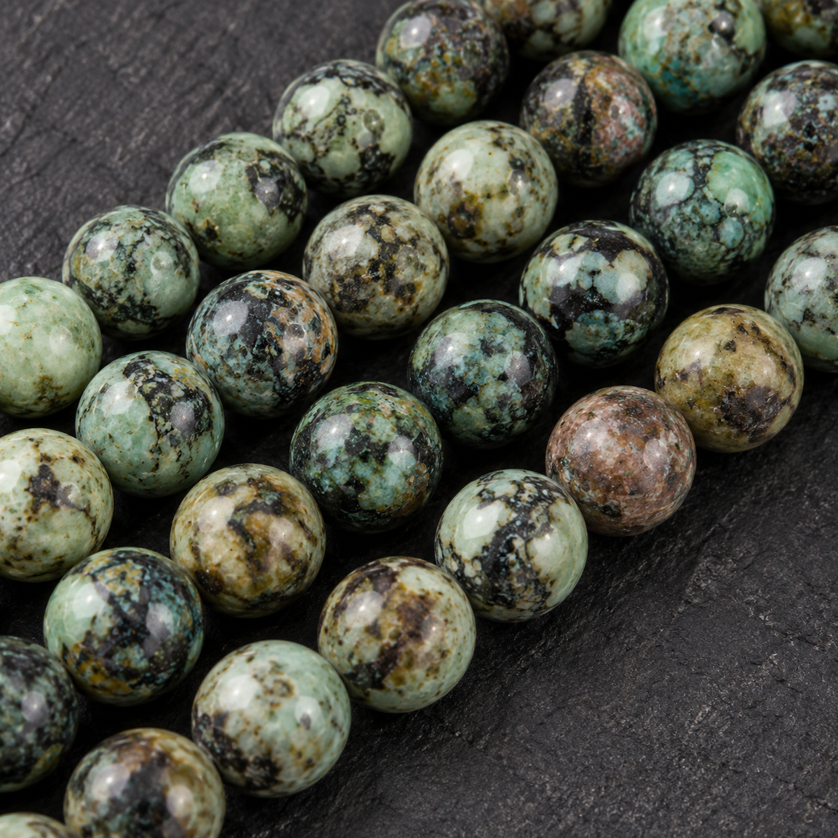 African Turquoise - dark close-up