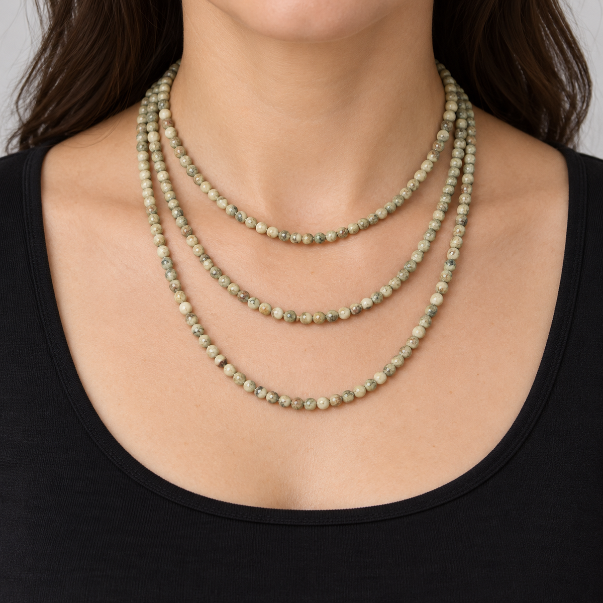 Maifanite - necklace styling example