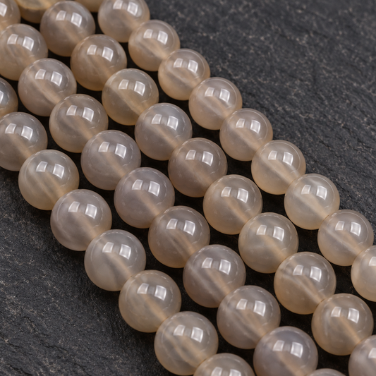 Gray Quartz - dark close-up