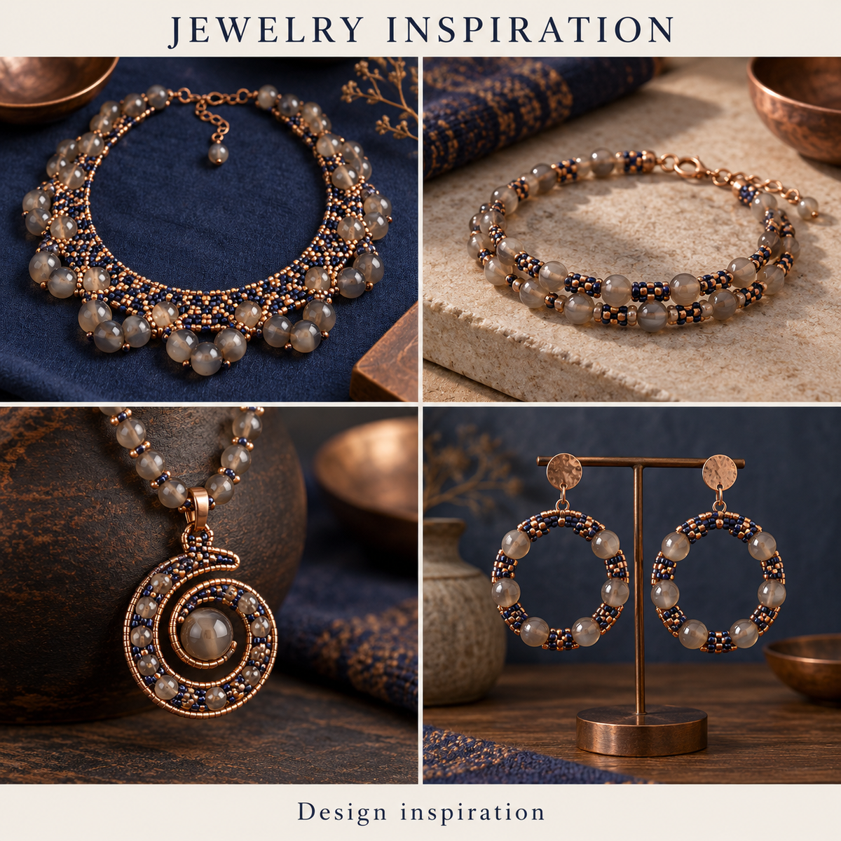 Gray Quartz - jewelry inspiration