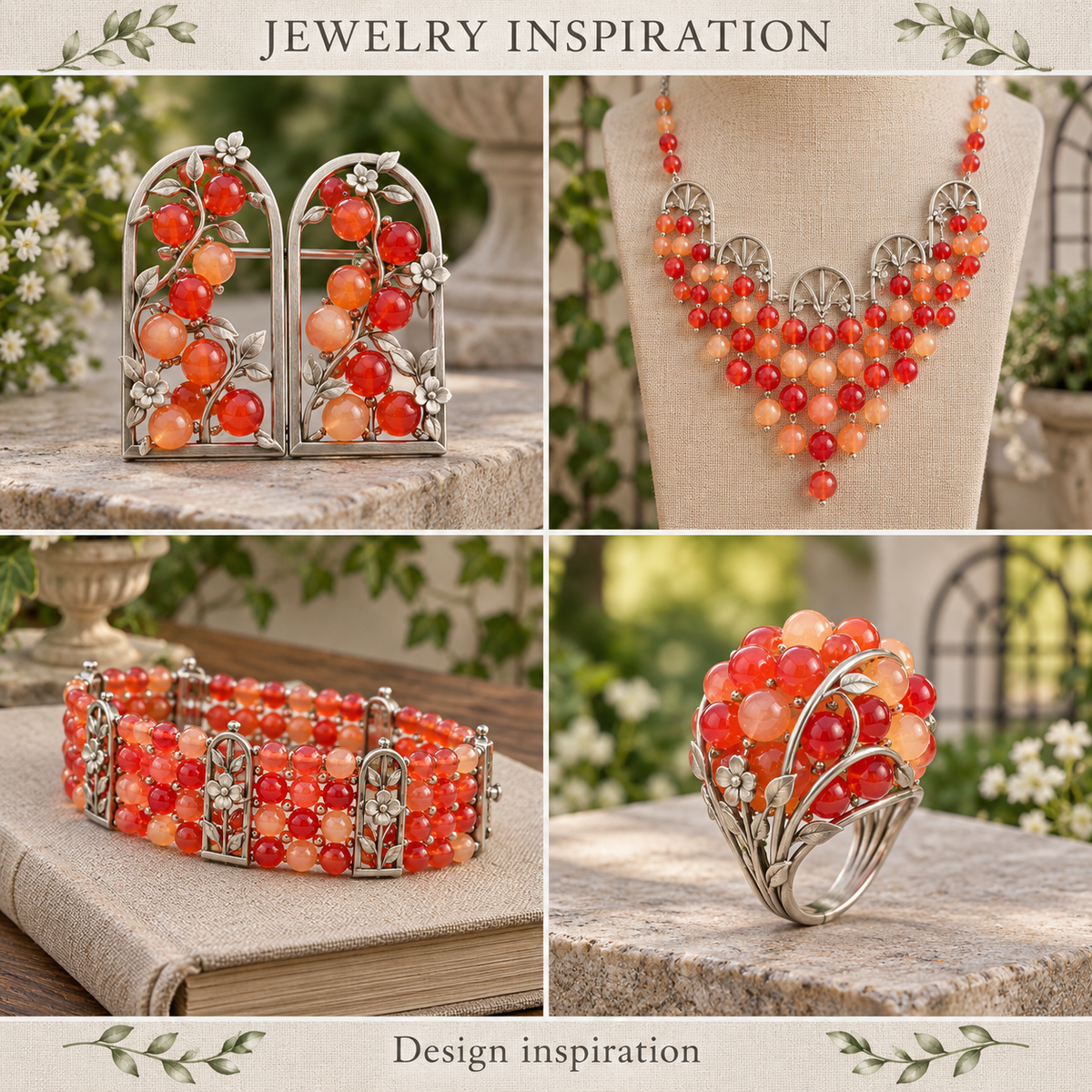 Pink Watermelon Agate - jewelry inspiration