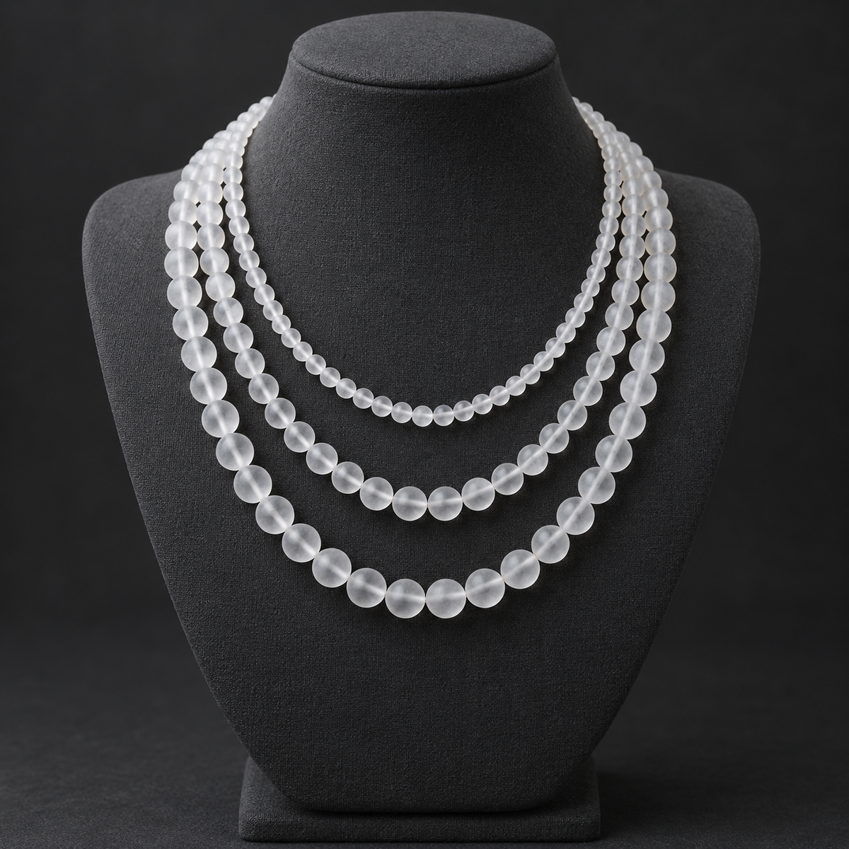 Frosted Matte Quartz - neck display