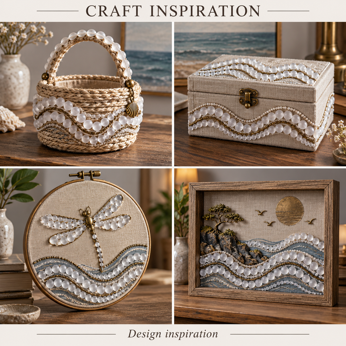 Frosted Matte Quartz - craft inspiration