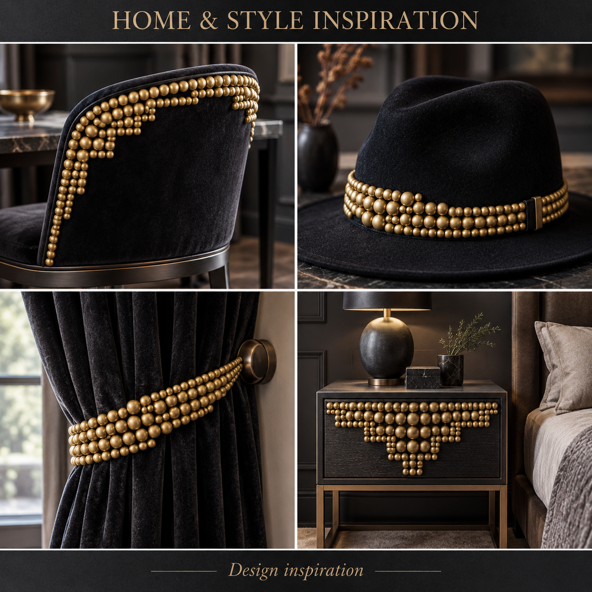 Matte Bronze Hematite - home and accessory inspiration