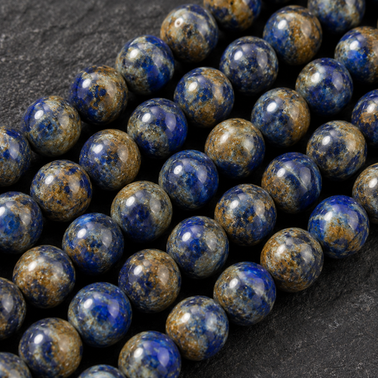 Golden Sapphire Quartz Natural - dark close-up