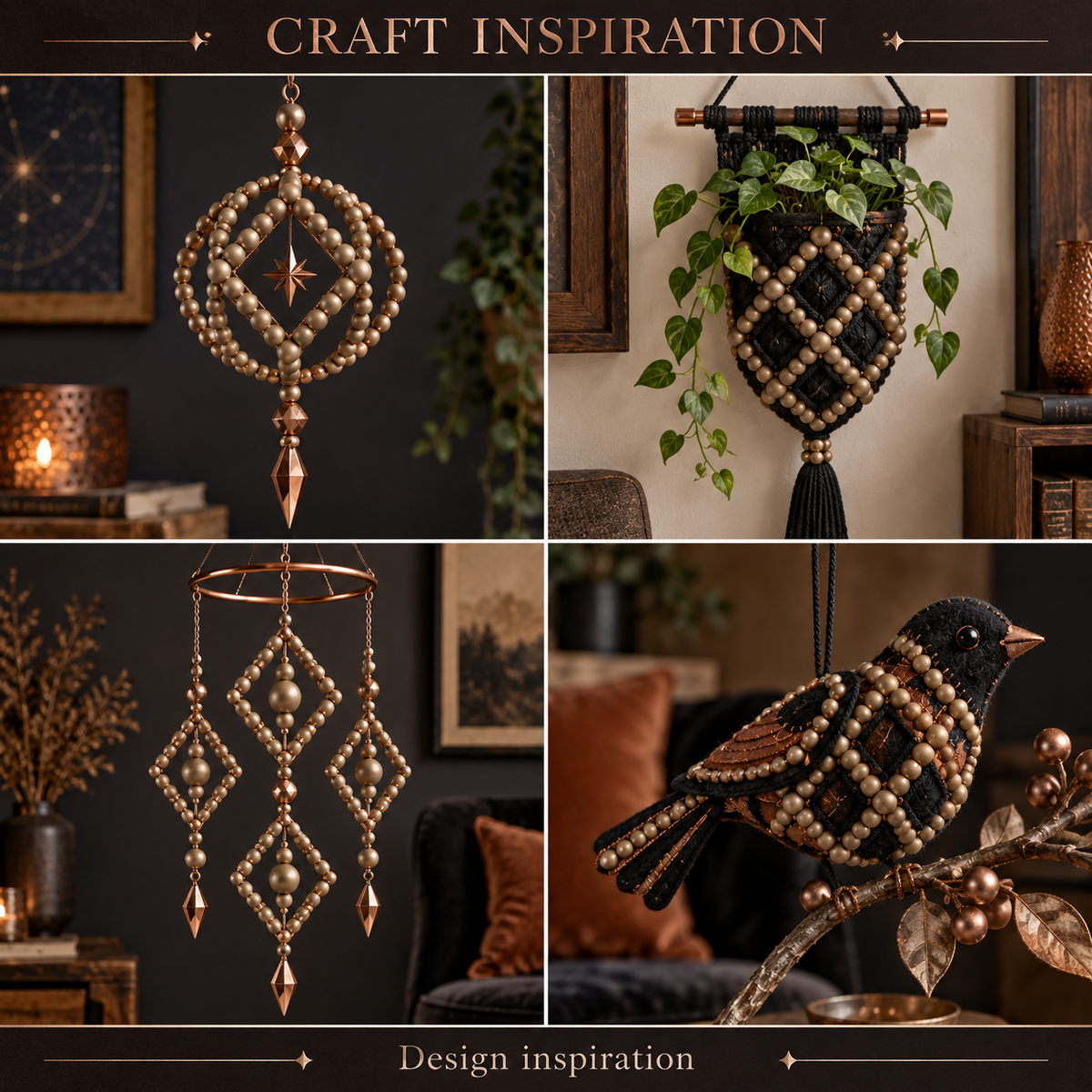 Coffee Bronze Hematite - craft inspiration