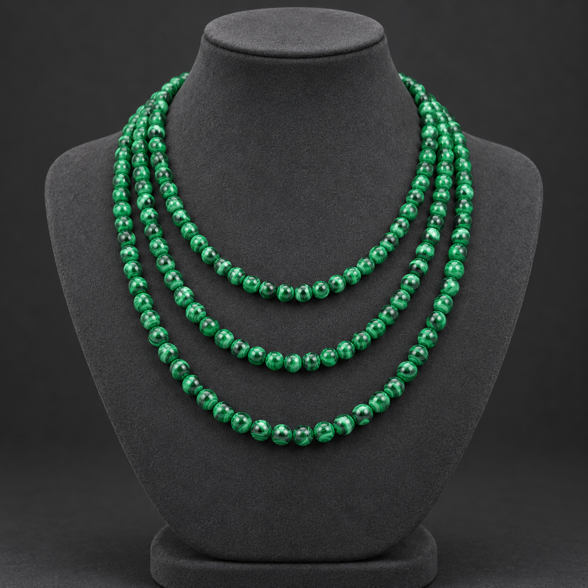 Malachite - neck display