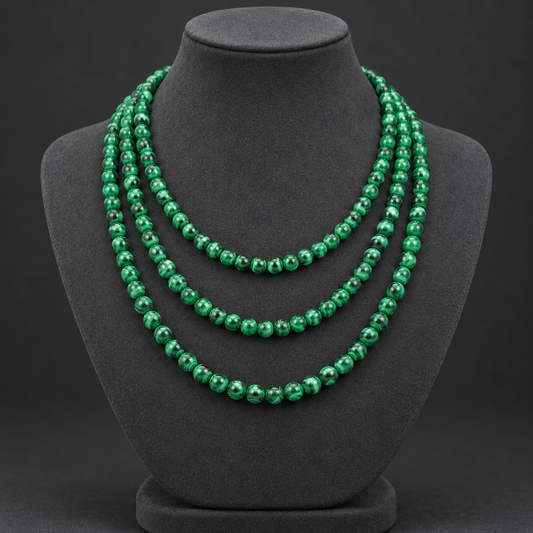 Malachite - neck display