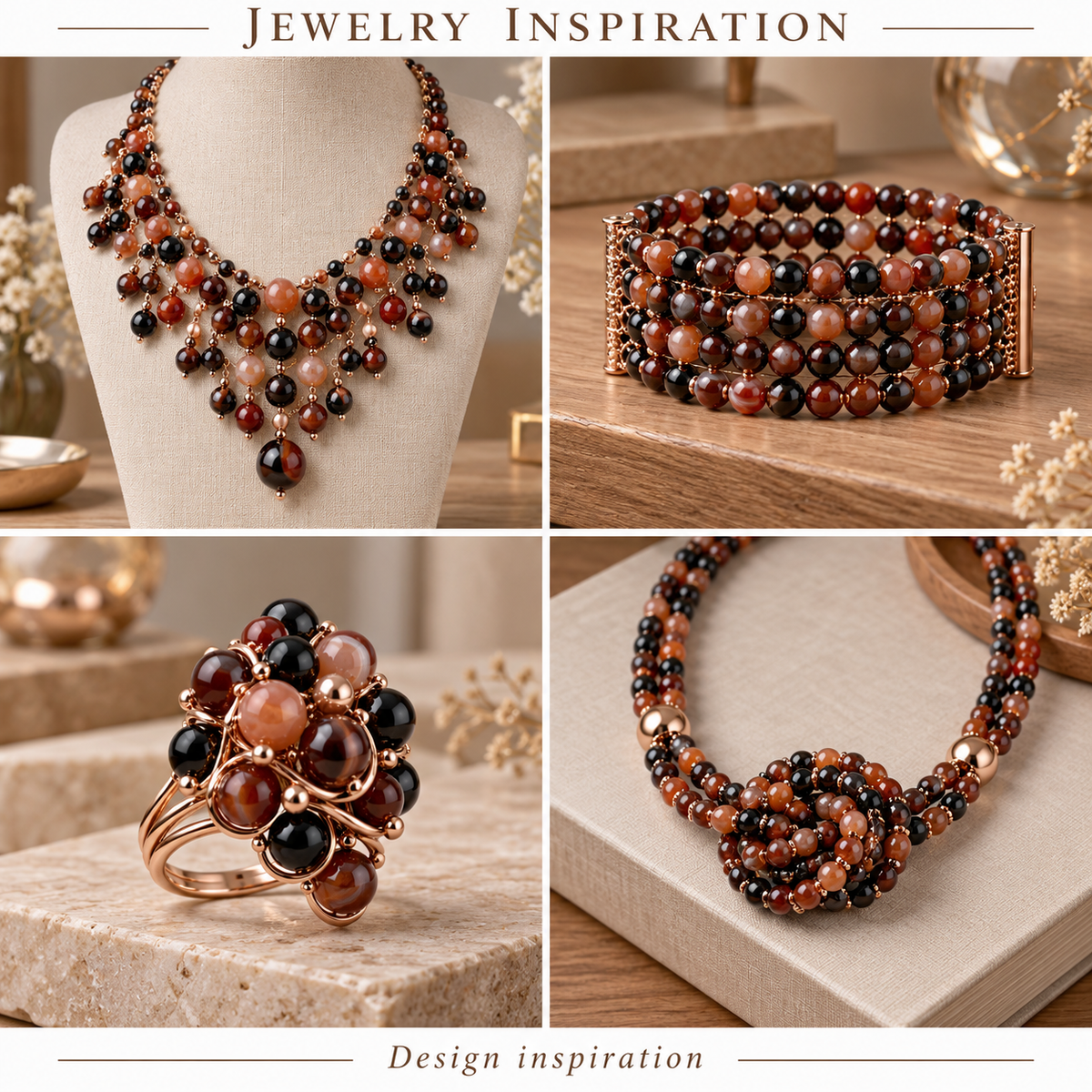 Botswana Madagascar Agate - jewelry inspiration