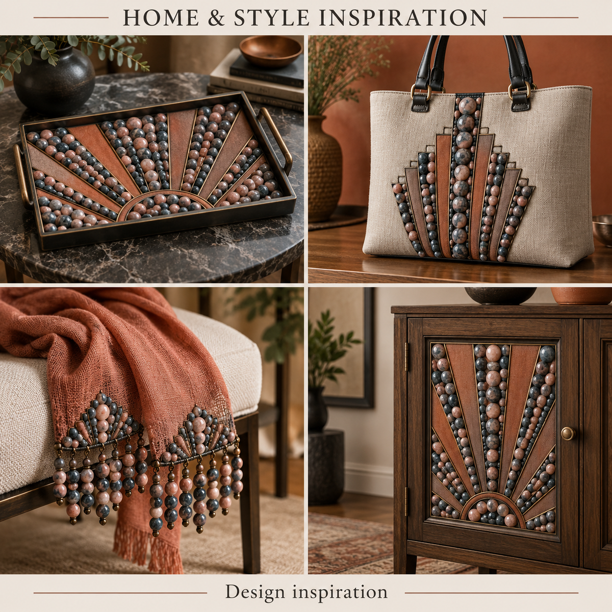 Black Pink Jasper - home and accessory inspiration