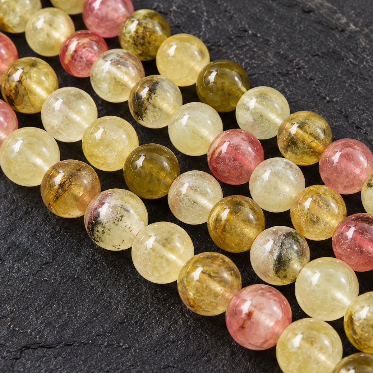 Watermelon Jasper - dark close-up
