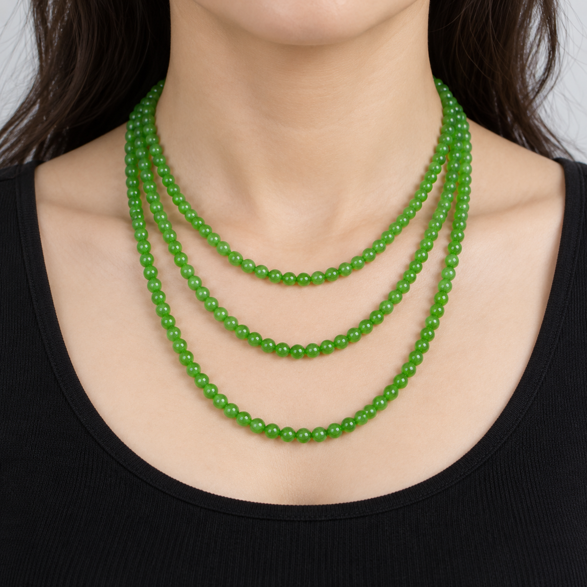 Green Aventurine - necklace styling example