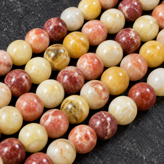 Golden Wire Jade - dark close-up