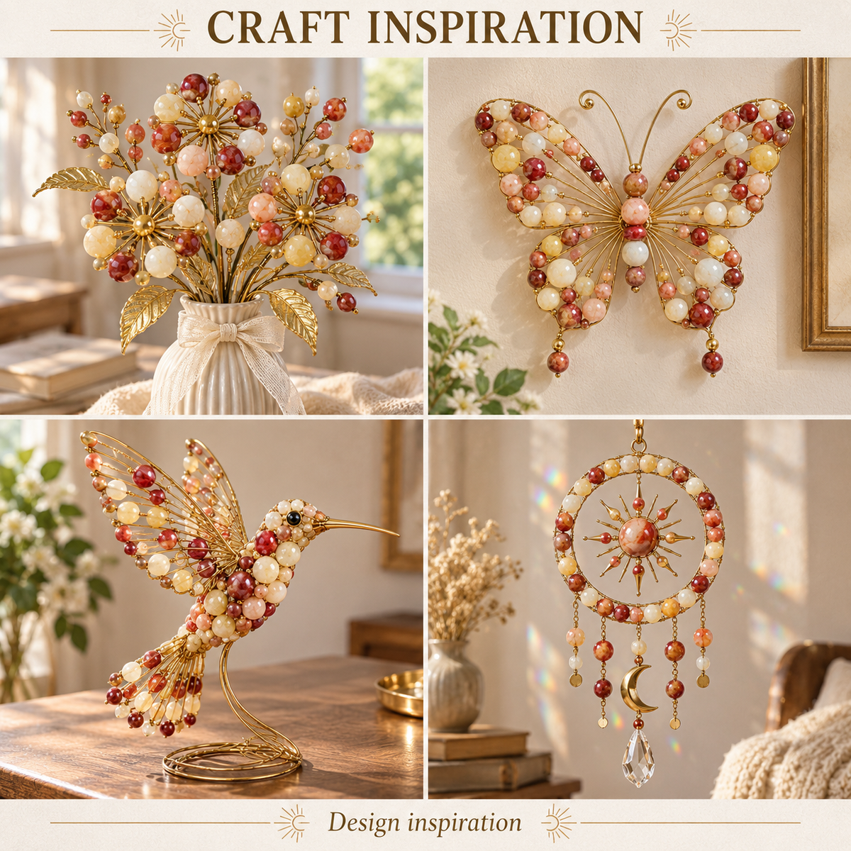 Golden Wire Jade - craft inspiration